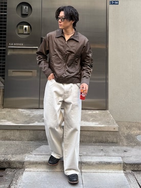 岡本幸大さん(メンズ・172cm)の春コーディネート