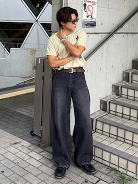 岡本幸大さん(メンズ・172cm)の夏コーディネート