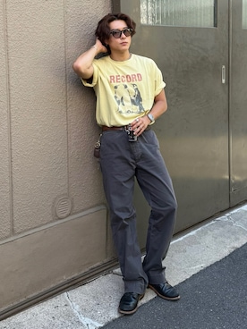 岡本幸大さん(メンズ・172cm)の夏コーディネート