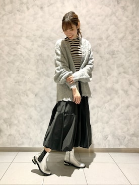 「もけもけ」｜NICAL マルイ有楽町店さん（レディース・160cm）の秋コーディネート