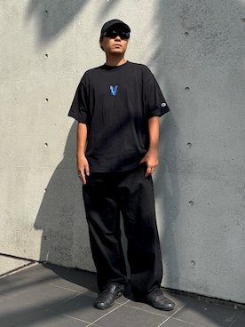 「アイテム（スニーカー）」を使った、charucharu0120さん（メンズ・169cm・30代）の夏コーディネート