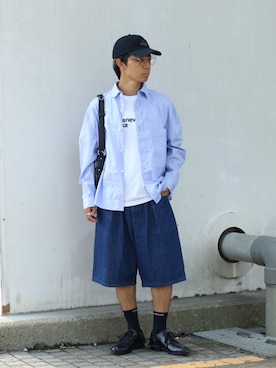 「アイテム（レッグウェア）」を使った、rikuさん（メンズ・164cm）の秋コーディネート