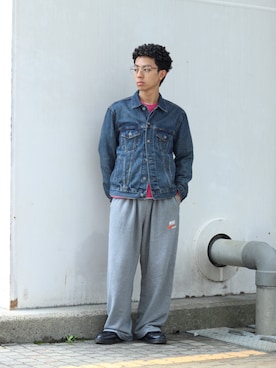 「アイテム（デニムジャケット）」を使った、rikuさん（メンズ・164cm）の秋コーディネート