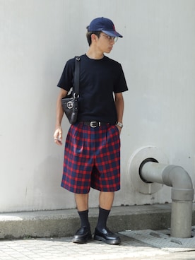 「アイテム（ローファー）」を使った、rikuさん（メンズ・164cm・20代）の秋コーディネート