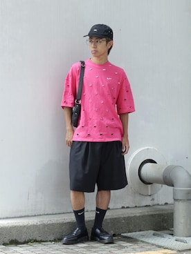 「アイテム（ソックス/靴下）」を使った、rikuさん（メンズ・164cm）の夏コーディネート