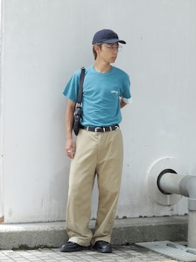 「Dr. Martens（ドクターマーチン）のアイテム」を使った、rikuさん（メンズ・164cm）の夏コーディネート