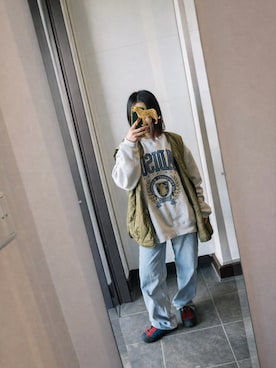 「210nouve（トゥージュヌーブ）のアイテム」を使った、minimi1122さん（レディース・150cm）の冬コーディネート