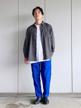 「MoonStar（ムーンスター）のMOONSTAR/810s/ムーンスター/エイトテンス KITCHE/キッチェ（スニーカー）」を使った、SHINJI OMINOさん（メンズ・182cm）の秋コーディネート