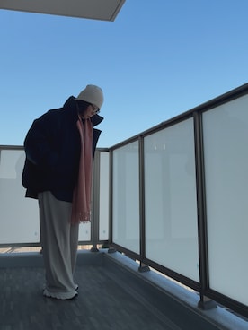 「アイテム（ストール/ショール）」を使った、はる ◌˳⚛˚⌖さん（レディース・159cm）の秋コーディネート