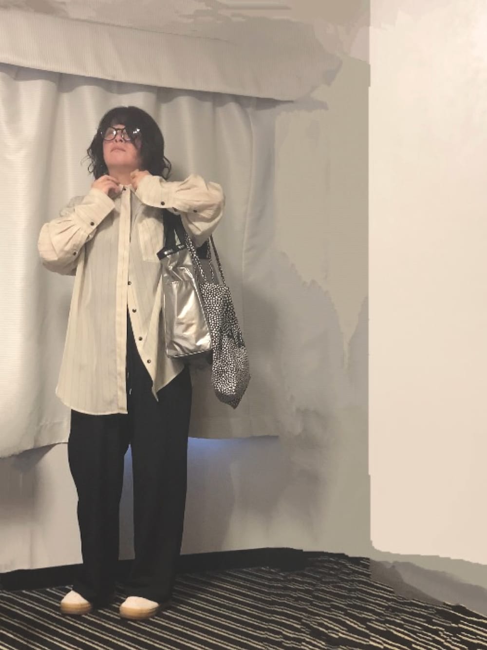 TODAYFUL（トゥデイフル）の「Stripe Silky Shirts（シャツ/ブラウス