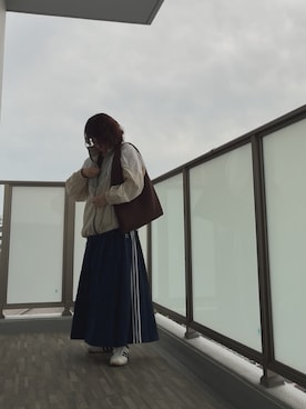 「MM6 Maison Margiela（ｴﾑｴﾑｼｯｸｽ ﾒｿﾞﾝ ﾏﾙｼﾞｪﾗ）のアイテム（バッグ）」を使った、はる ◌˳⚛˚⌖さん（レディース・159cm）の春コーディネート