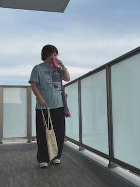 「ローリーズファーム(LOWRYS FARM)」｜はる ◌˳⚛˚⌖さん（レディース・159cm）の夏コーディネート