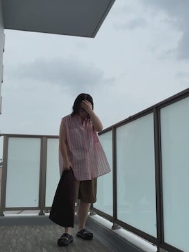 「MM6 Maison Margiela（ｴﾑｴﾑｼｯｸｽ ﾒｿﾞﾝ ﾏﾙｼﾞｪﾗ）のアイテム」を使った、はる ◌˳⚛˚⌖さん（レディース・159cm）の夏コーディネート