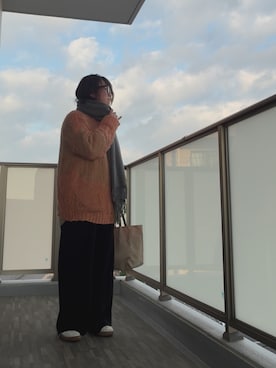 「Discoat」｜「アイテム（トートバッグ）」を使った、はる ◌˳⚛˚⌖さん（レディース・159cm）の冬コーディネート