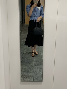 のき🐈‍⬛🖤さん（レディース・154cm）の秋コーディネート