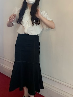 のき🐈‍⬛🖤さん（レディース・154cm）の夏コーディネート