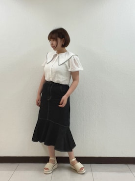 sanaさん（レディース・157cm）の夏コーディネート