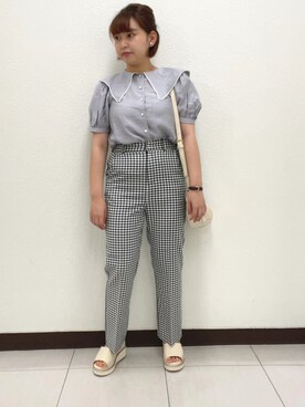 sanaさん（レディース・157cm）の夏コーディネート