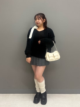 sanaさん（レディース・157cm）の冬コーディネート