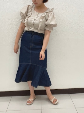 sanaさん（レディース・157cm）の夏コーディネート