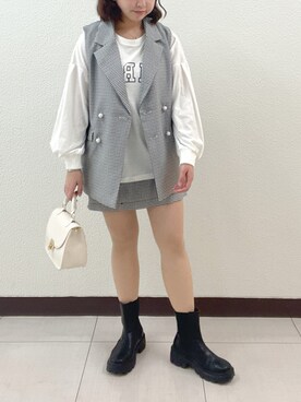 sanaさん（レディース・157cm）の冬コーディネート