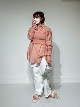 sanaさん（レディース・157cm）の夏コーディネート