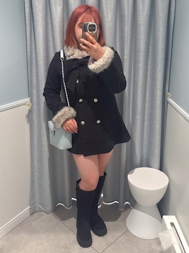 「OLIVE des OLIVE（オリーブデオリーブ）のアイテム（ショルダーバッグ）」を使った、sanaさん（レディース・157cm）の秋コーディネート