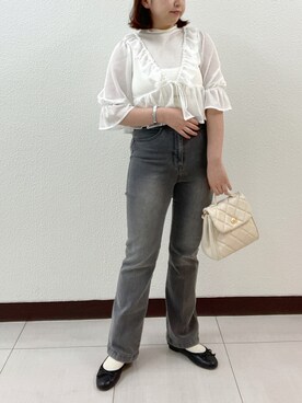 sanaさん（レディース・157cm）の春コーディネート