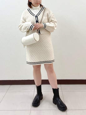 sanaさん（レディース・157cm）の冬コーディネート