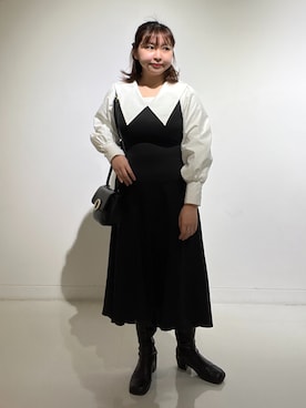 sanaさん（レディース・157cm）の冬コーディネート