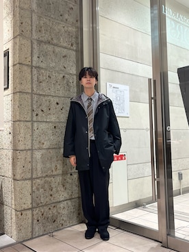 「アイテム（フォーマルスーツ/小物）」を使った、ITOさん（メンズ・180cm）の秋コーディネート
