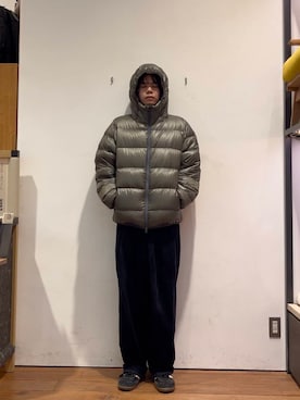 「冬の差し色コーデ」｜「アイテム（ジャケット/アウター）」を使った、ITOさん（メンズ・180cm）の冬コーディネート