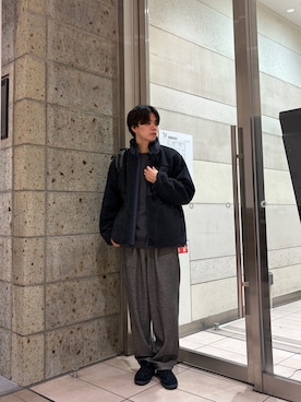 「アイテム（バックパック/リュック）」を使った、ITOさん（メンズ・180cm）の秋コーディネート