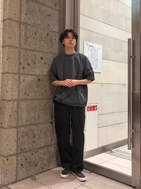 「URBAN RESEARCH DOORS（アーバンリサーチドアーズ）のVANS　EXCLUSIVE AUTHENTIC（スニーカー、ブラウン系）」を使った、ITOさん（メンズ・180cm）の春コーディネート