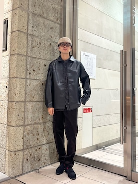 「アイテム（帽子）」を使った、ITOさん（メンズ・180cm）の秋コーディネート