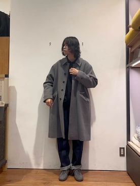 「冬の差し色コーデ」｜ITOさん（メンズ・180cm）の冬コーディネート