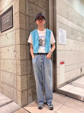 「ここでしか手に入らない別注アイテム」｜ITOさん（メンズ・180cm）の夏コーディネート