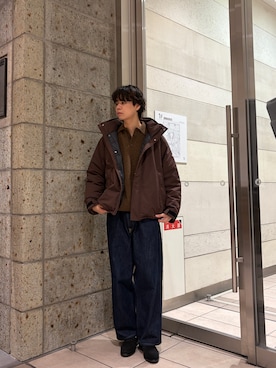 「アイテム（ドレスシューズ）」を使った、ITOさん（メンズ・180cm）の冬コーディネート