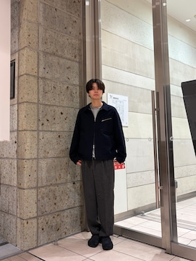 「アイテム（Tシャツ/カットソー）」を使った、ITOさん（メンズ・180cm）の秋コーディネート