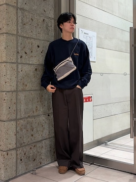 「URBAN RESEARCH DOORS（アーバンリサーチドアーズ）のアイテム（スウェット）」を使った、ITOさん（メンズ・180cm）の秋コーディネート