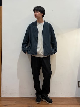 「EKAL（エカル）のアイテム」を使った、ITOさん（メンズ・180cm）の秋コーディネート