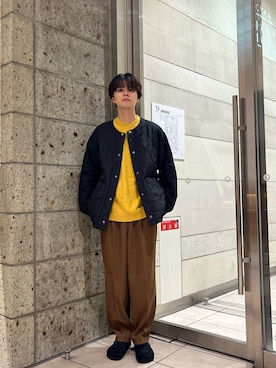 「アイテム（ブルゾン）」を使った、ITOさん（メンズ・180cm）の秋コーディネート