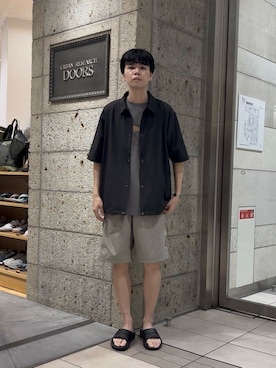 「BURLAP OUTFITTER（バーラップアウトフィッター）のアイテム」を使った、ITOさん（メンズ・180cm）の夏コーディネート