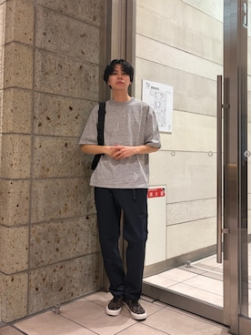 「URBAN RESEARCH DOORS（アーバンリサーチドアーズ）のVANS　EXCLUSIVE AUTHENTIC（スニーカー、ブラウン系）」を使った、ITOさん（メンズ・180cm）の春コーディネート