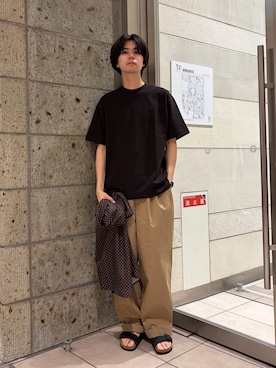 「帰省コーデ」｜ITOさん（メンズ・180cm）の春コーディネート