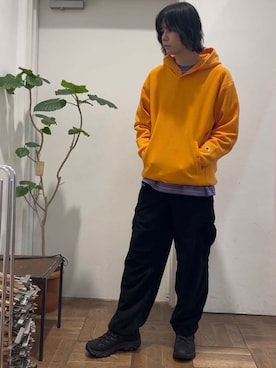 「STONEMASTER（ストーンマスター ）のアイテム」を使った、ITOさん（メンズ・180cm）の秋コーディネート