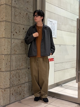 「URBAN RESEARCH DOORS(アーバンリサーチドアーズ)のアイテム(メガネ)」を使った、ITOさん(メンズ・180cm)の秋コーディネート
