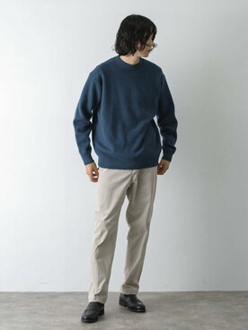 「冬の差し色コーデ」｜ITOさん（メンズ・180cm）の冬コーディネート