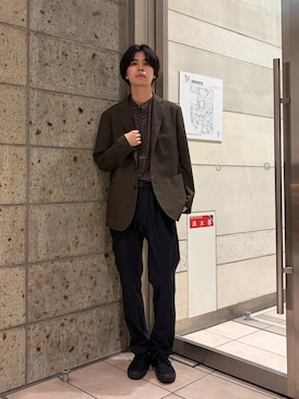 「帰省コーデ」｜ITOさん（メンズ・180cm）の春コーディネート