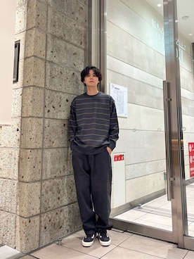 「VANS（バンズ）のExclusive VANS　Old Skool（スニーカー）」を使った、ITOさん（メンズ・180cm）の秋コーディネート